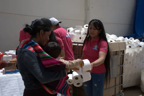 Proceso de producción de papel higiénico Blanquita en Sucre Bolivia